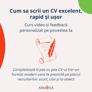 [Curs Pastilă Video] Cum să scrii un CV excelent rapid și ușor