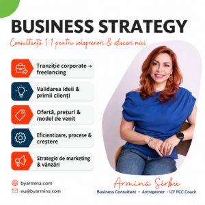[Sesiune individuală] Business Strategy Power Session (programări din 15.09)